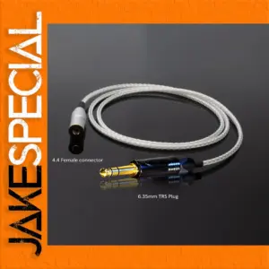 High-Fidelity Silver-Plated Audio Extension Cable