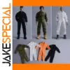 1/12 Scale Casual Workwear Jumpsuit for Figures