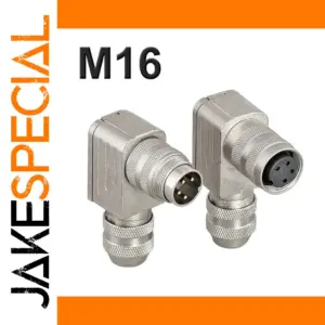 Waterproof M16 Elbow Connector 4-24 Pins