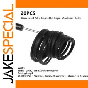 20-Piece Rubber Drive Belt Set for Audio-Video Devices