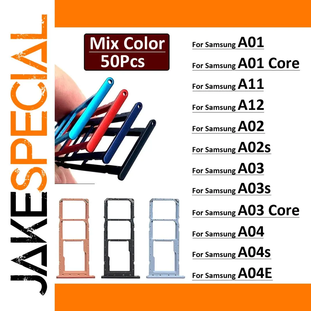 Vibrant Samsung Card Tray Set for A01/A12/A02s 1 Vibrant Samsung Card Tray Set for A01/A12/A02s