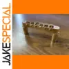 Gold Finish Six-String Guitar Bridge