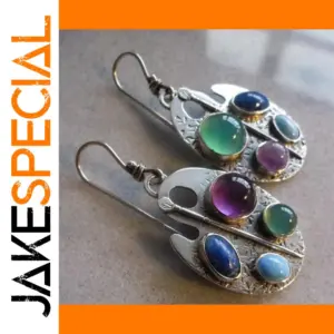 Vintage Multicolor Dangle Earrings for Women