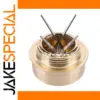 Portable Brass Outdoor Alcohol Stove for Camping