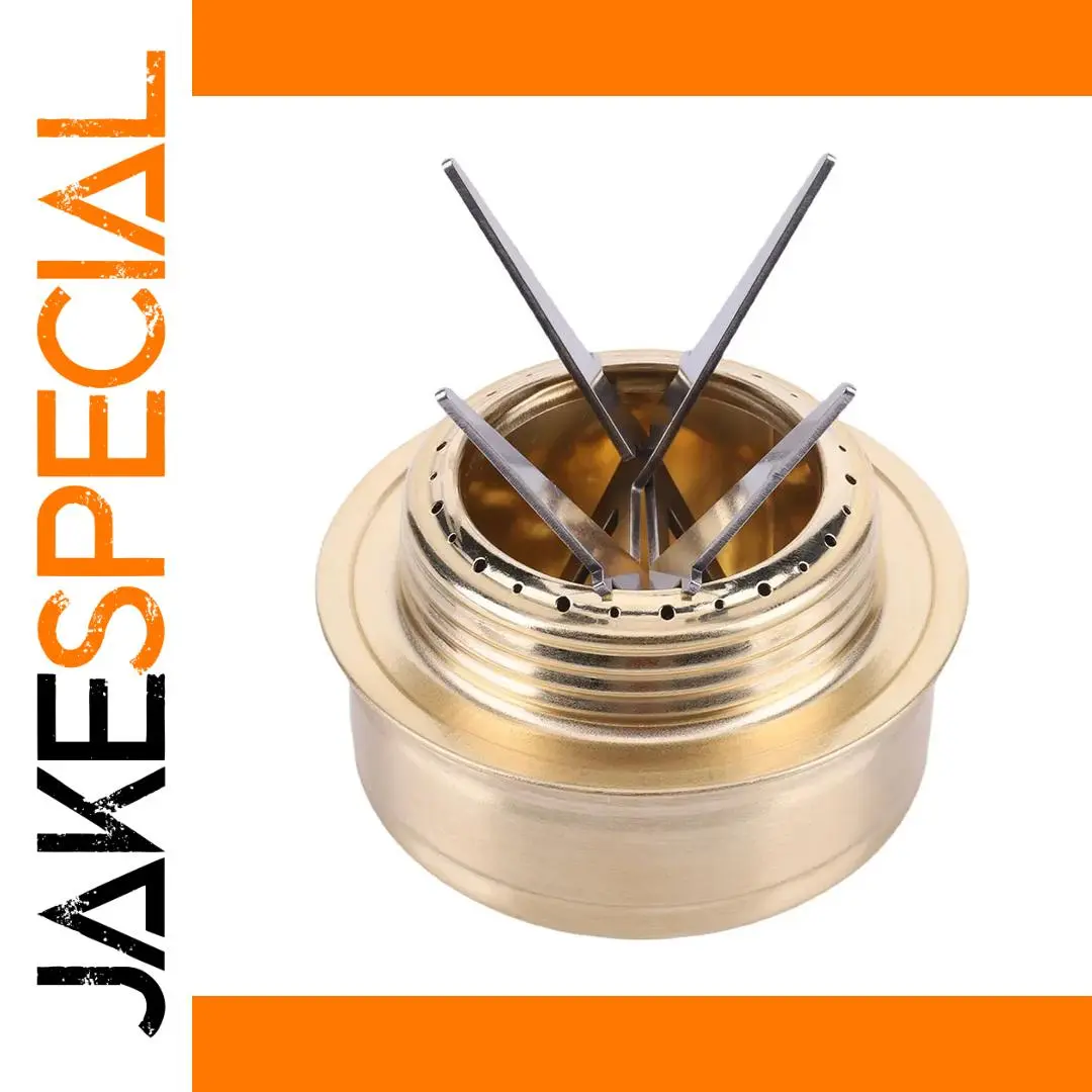 Portable Brass Outdoor Alcohol Stove for Camping 1 Portable Brass Outdoor Alcohol Stove for Camping
