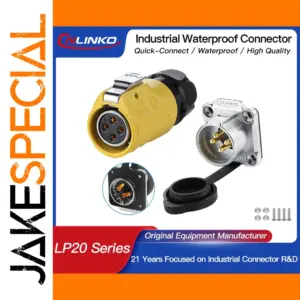 LP20 Waterproof Industrial Power & Signal Connector