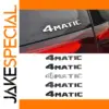 Mercedes-Benz 4MATIC Logo Decal in Multiple Finishes