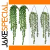 Artificial Eucalyptus Rattan Hanging Plant 50-85cm