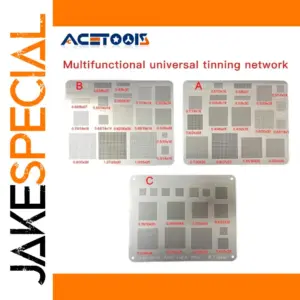 Universal BGA Reballing Stencil Set for Mobile and Laptop Chips
