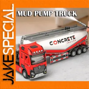 Alloy Mud Pump Truck Model 1:50 Scale
