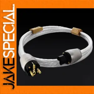 Premium 14 AWG Silver-Plated Audio Power Cable