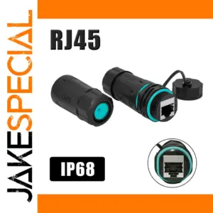 Rugged Waterproof Ethernet RJ45 Connector