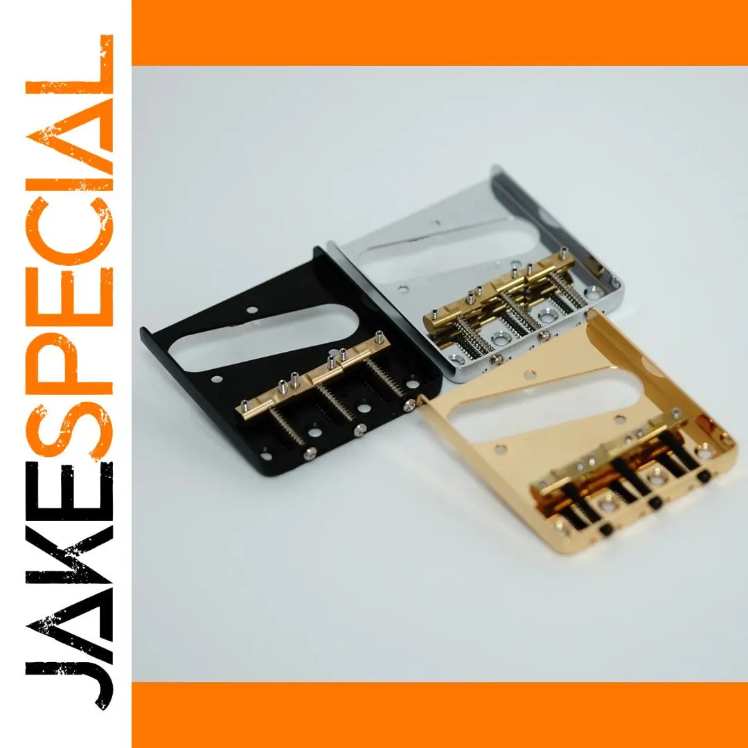 Vintage Telecaster Style Guitar Bridge in Finishes 1 Vintage Telecaster Style Guitar Bridge in Finishes