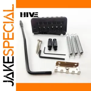 Double-Cranked Metal Guitar Tremolo Bridge