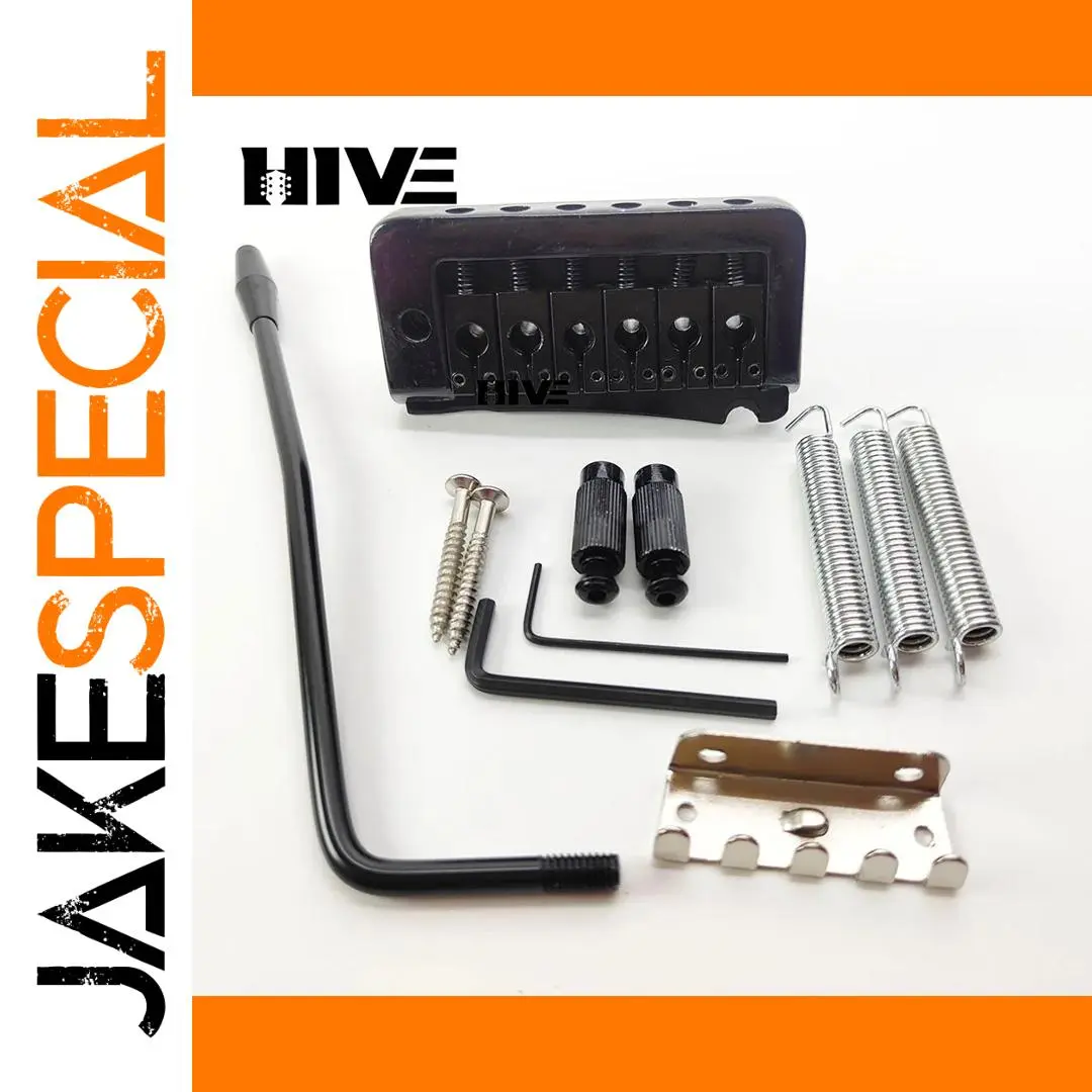 Double-Cranked Metal Guitar Tremolo Bridge 1 Double-Cranked Metal Guitar Tremolo Bridge