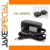 Universal Black AC Power Adapter with Interchangeable Plugs