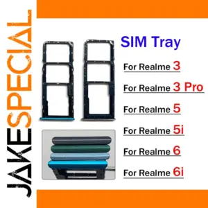 Realme SIM Card Tray for Models 3, 5, 5i, 6, 6i, Pro
