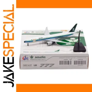 Saudia Boeing 777-300ER Diecast Model 1/400 Scale