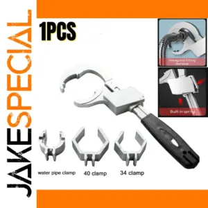 270mm Aluminum Adjustable Wrench with 80mm Opening