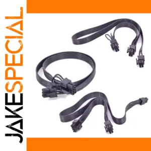 Black PCI-e Power Cable Set for Cooler Master V Series