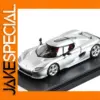 Silver Diecast Car Model 1:64 Scale