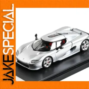 Silver Diecast Car Model 1:64 Scale