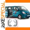 Chrome Mirror Cover Caps for Renault Trafic 2001-2015