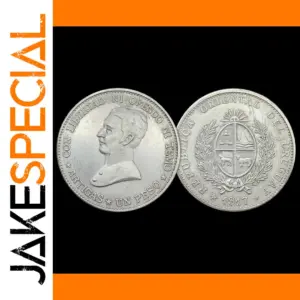 Uruguay 1917 UN Peso Copper Collectible Coin