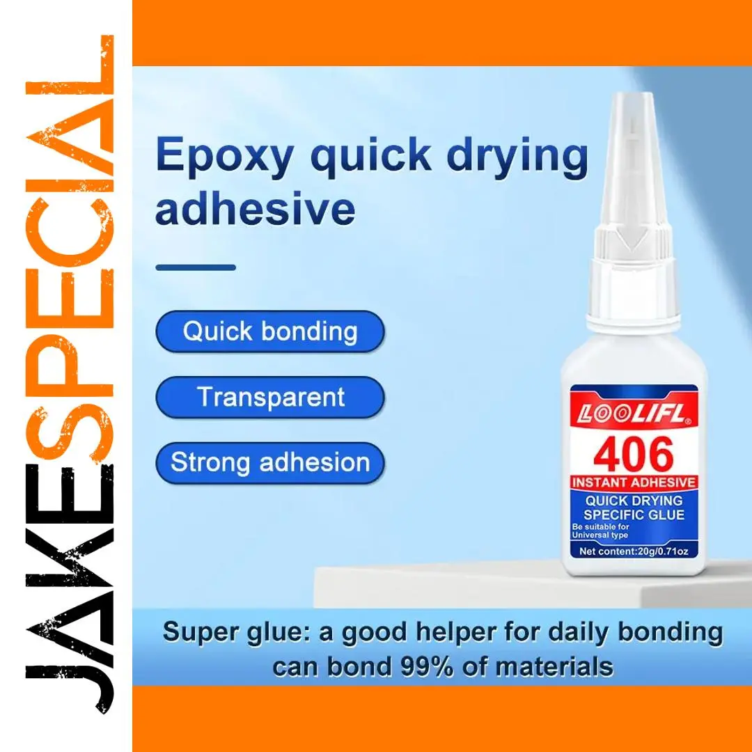 LOOLIFL 406 Super Adhesive 25ml Cyanoacrylate 1 LOOLIFL 406 Super Adhesive 25ml Cyanoacrylate