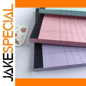 Vibrant 12.7x20.3cm Tearable Legal Pad, 50 Sheets