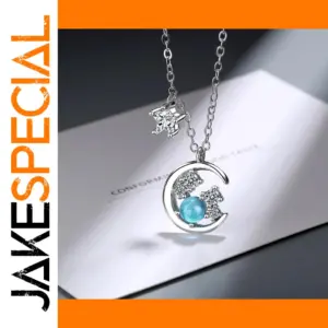Celestial Star Pendant Necklace in Silver