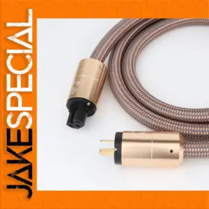 Premium 24K Gold-Plated Hi-Fi Power Cord