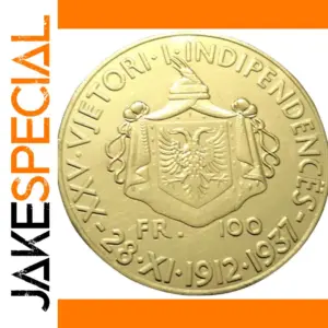 Vintage Gold-Color Collectible Coin Replica