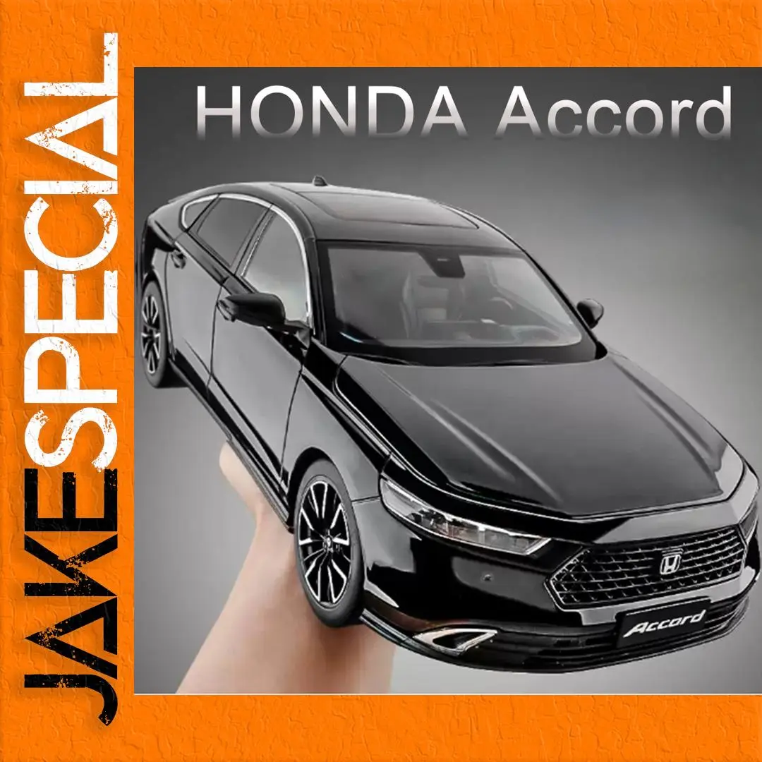 Black Honda Accord Diecast Model 1:18 Scale 1 Black Honda Accord Diecast Model 1:18 Scale