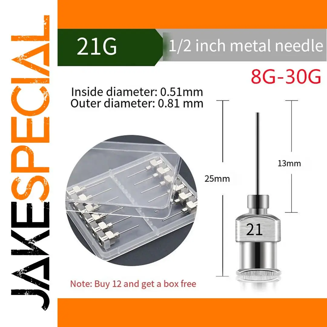 Stainless Steel Needle Tip Set for Repairs 1 Stainless Steel Needle Tip Set for Repairs