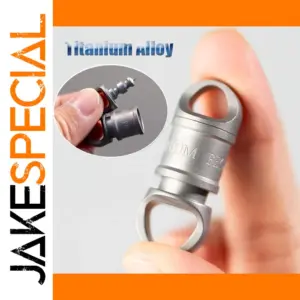 Titanium Alloy 360° Rotating Key Ring Buckle