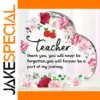 Colorful Floral Acrylic Thank-You Plate for Teachers