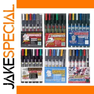 Gundam Model Marker Set for Plastic Kits