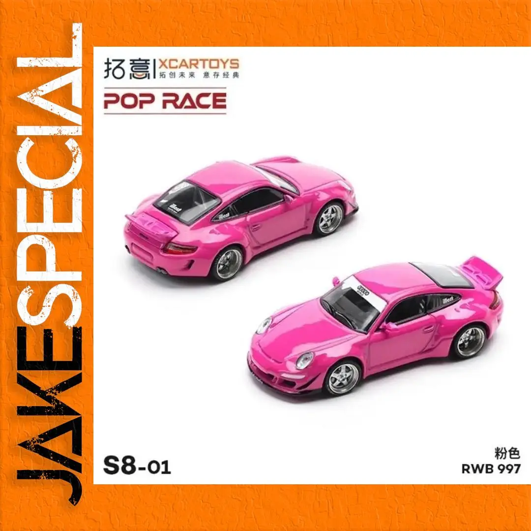 Pink Porsche 997 1:64 Die-Cast Model 1 Pink Porsche 997 1:64 Die-Cast Model