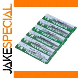 Professional 6-in-1 Stainless Steel Precision Tweezers Set