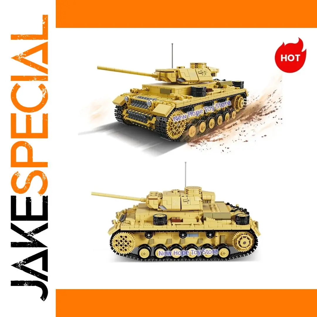 WWII German Panzer III Tank Model Kit 1 WWII German Panzer III Tank Model Kit