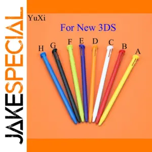 Vibrant Multi-Color Stylus Set for Nintendo 3DS
