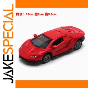 Red Lamborghini Desktop Model Replica
