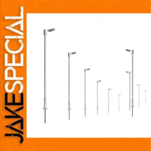 Modern N Scale Urban Street Lights Set of 10