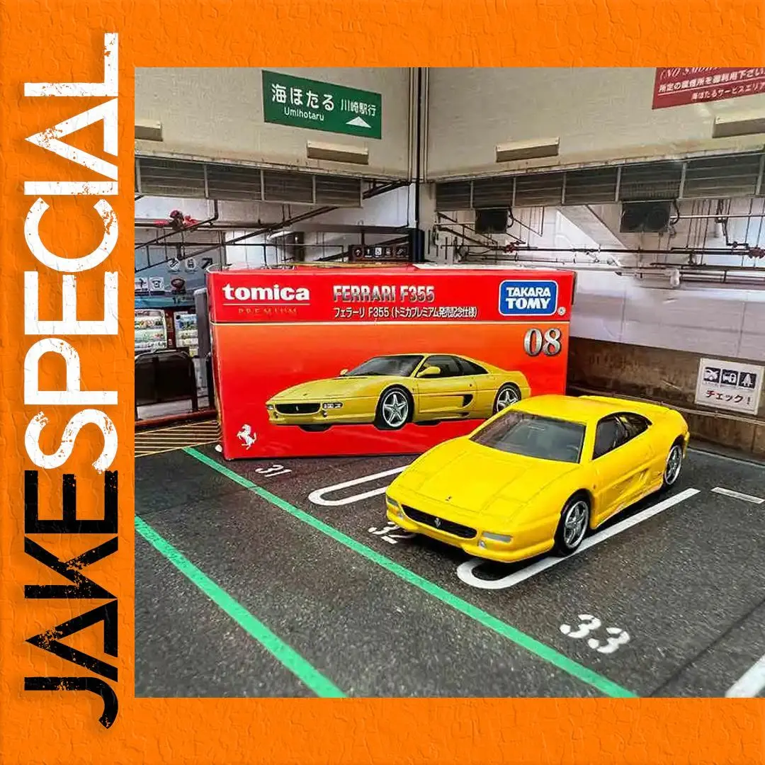 Vibrant Yellow Ferrari F355 Miniature Model 1 Vibrant Yellow Ferrari F355 Miniature Model