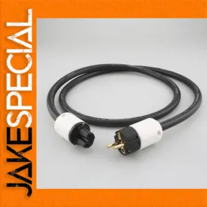 High-Performance Silver-Plated Power Cable for Hi-Fi Systems