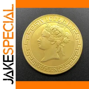 Victorian Brass Replica Coin 39.8mm for Collectors