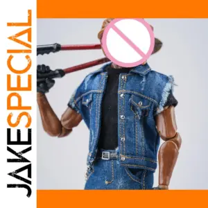 Rugged Denim Vest for 12-Inch Figures