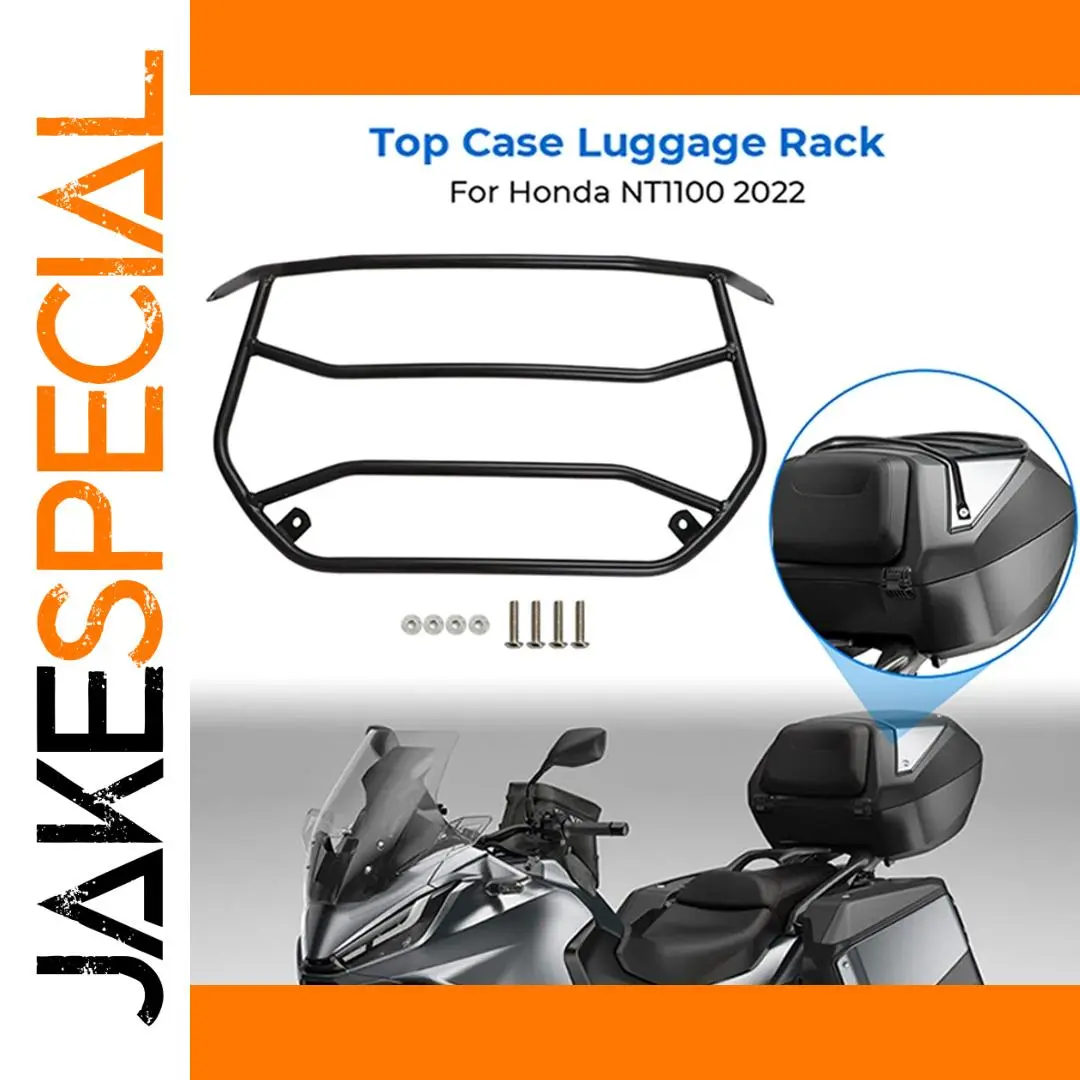 Black Rear Luggage Rack for Honda NT1100 2022 1 Black Rear Luggage Rack for Honda NT1100 2022