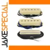 Cream-Colored Alnico 5 Pickup Set for SSS Guitars